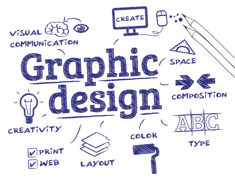 51465205 - graphic design. chart with keywords and icons